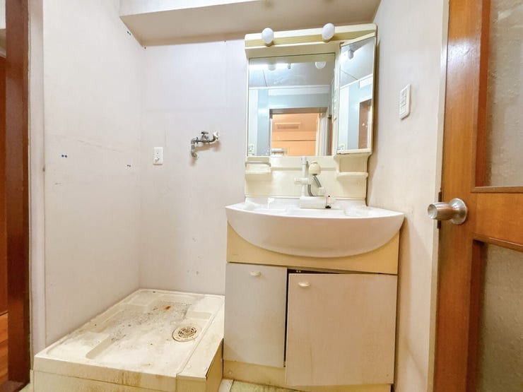 シャンプードレッサー付き洗面台が付いております◎