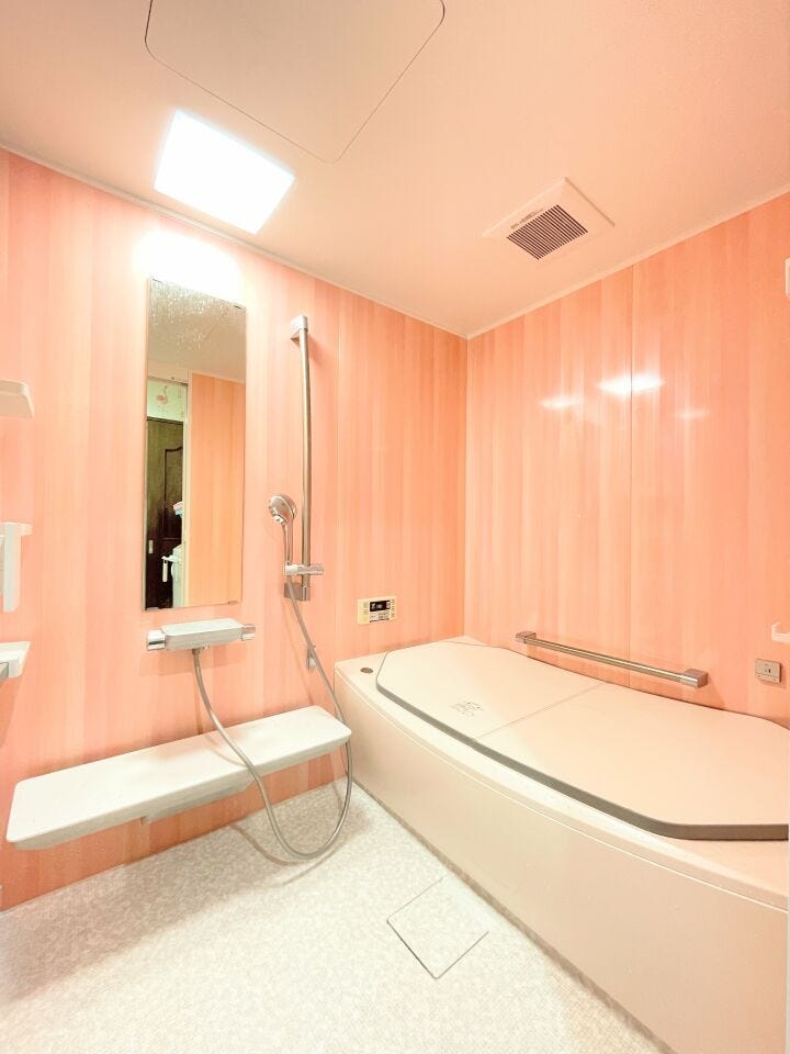 追い焚き機能付き!生活時間の違う家族には便利です◎