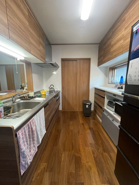 ゆったり空間の保たれたキッチン