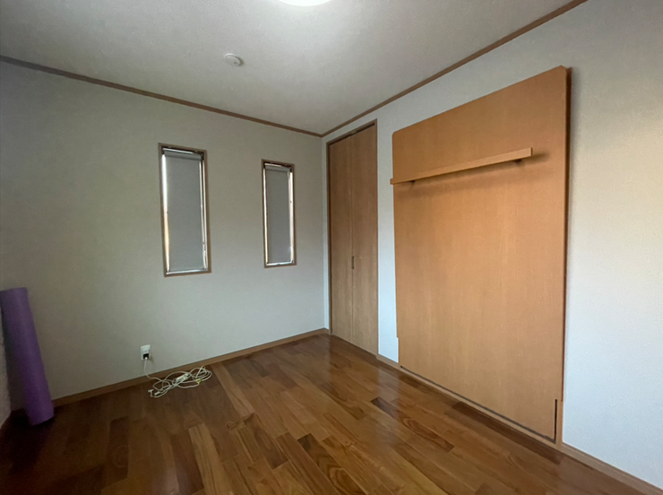 各洋室に収納ベッド完備