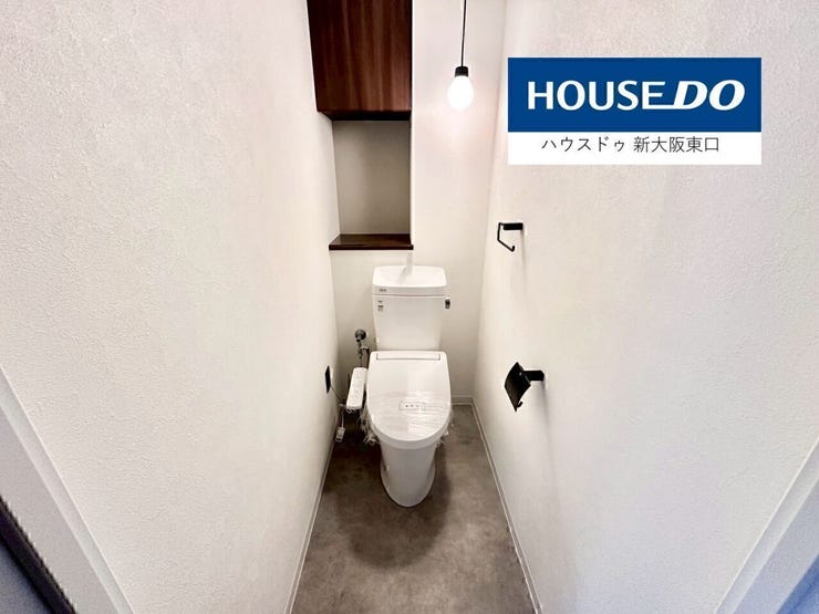 温水洗浄便座付きです。