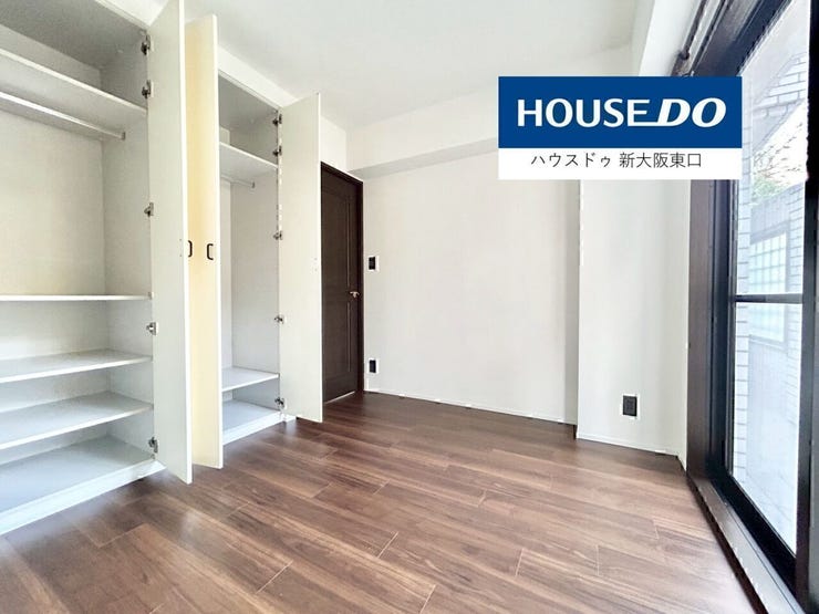 大きなクローゼットがある5.1帖の子供部屋