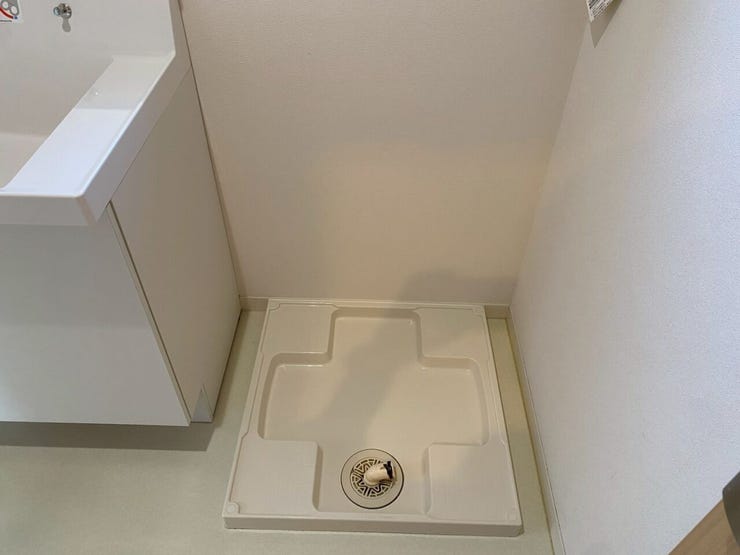 室内洗濯機置場♪防水パン付きです♪