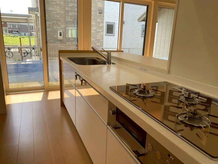 キッチンを別角度から♪