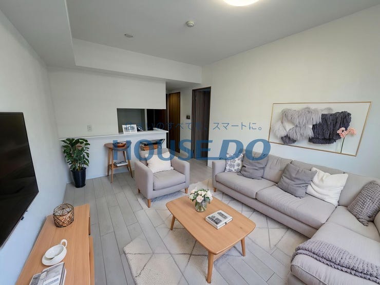 広々としたLDKは開放感のある空間。家族が自然と集まる、ゆったりとしたリビングダイニングです。