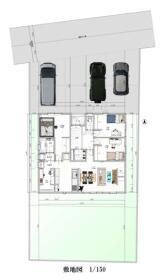 南側はお庭スペースに！