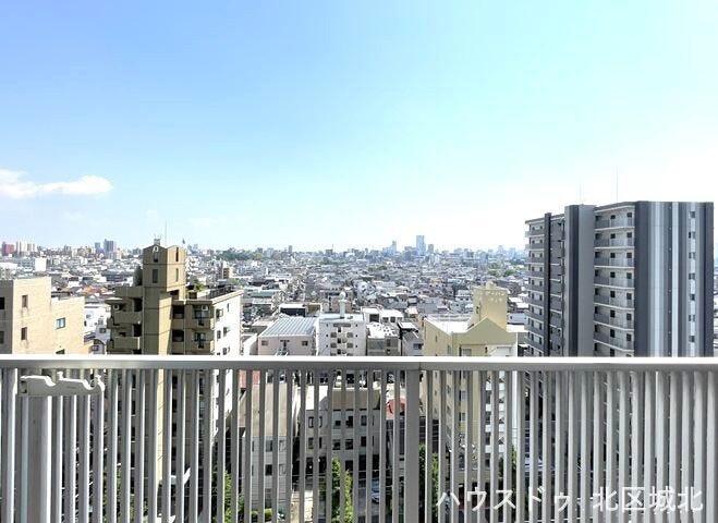 10階からの眺めを楽しめます。