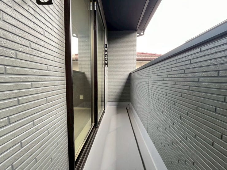 お洗濯を干すのに十分なスペースです♪