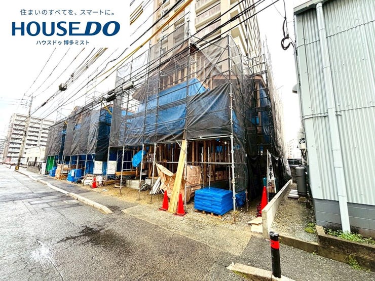 【福岡市東区原田 新築戸建て】■足元あったか、リビング床暖房■松島小学校まで歩9分(3月13日撮影)