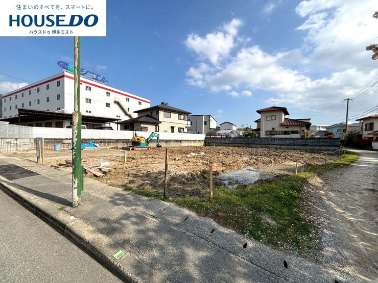 【糟屋郡宇美町宇美東 1号棟】◆宇美東小学校まで歩5分&宇美東中学校まで歩9分■南庭ではBBQやプールと家族のイベント盛りだくさん(4月6日撮影)