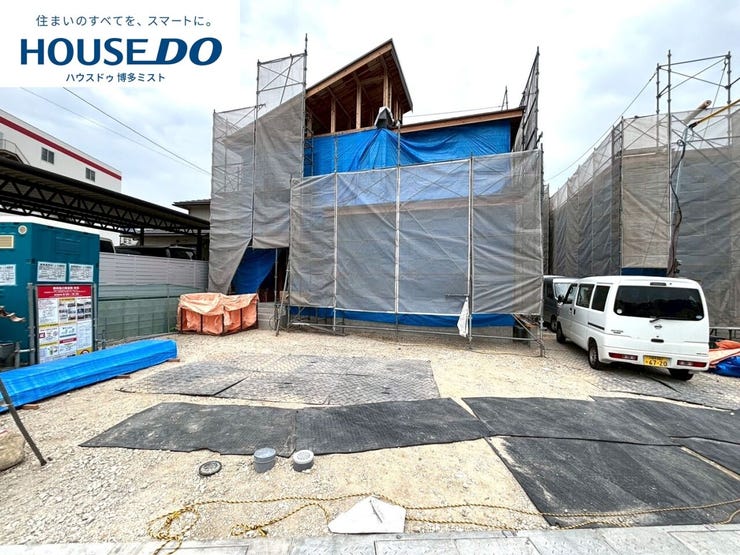 【糟屋郡宇美町宇美東 1号棟】◆宇美東小学校まで歩5分&宇美東中学校まで歩9分■南庭ではBBQやプールと家族のイベント盛りだくさん(6月19日撮影)