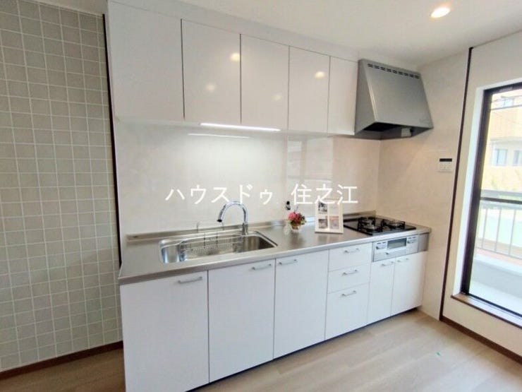 三口コンロなのでお料理の時間が短縮できますよ