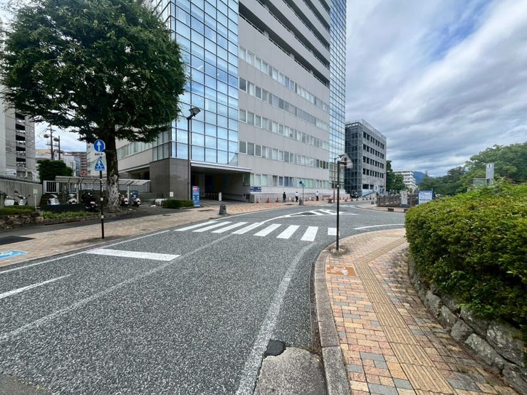 前面道路になります。