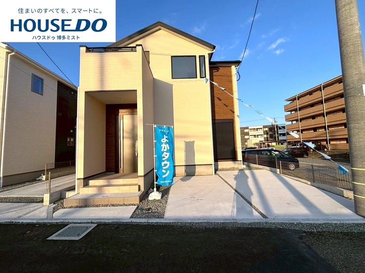 【外観】
【福岡市東区三苫 4号棟】■2階洋室は2部屋に分けられる様に、収納と出入り口を2つずつ。家族のライフスタイルに合わせた間取り♪