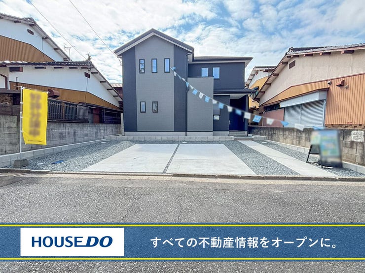 【外観】
小倉北区東篠崎1丁目1期新築戸建て♪駐車並列4台可♪オール電化♪WIC♪小・中学校徒歩約7分♪