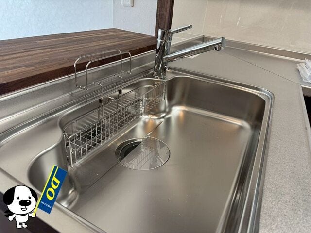 広いシンクで洗い物も楽々です☆