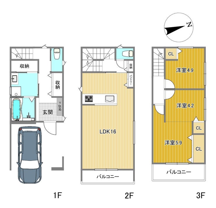 【間取り】
★随時ご見学可能♪住之江区不動産業者のハウスドゥ住之江へ気軽にお申し付け下さい♪
