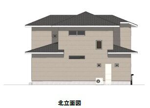 完成予想図(北側)