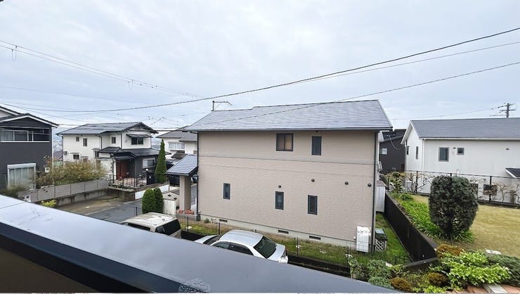 バルコニーからの眺望良好です。