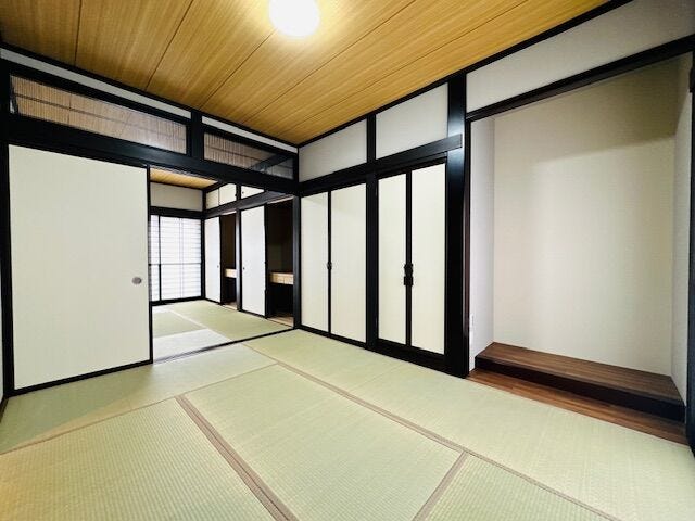 和室6帖 7畳の和室と続き和室になっています