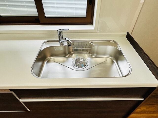 大量の洗い物ができるシンク