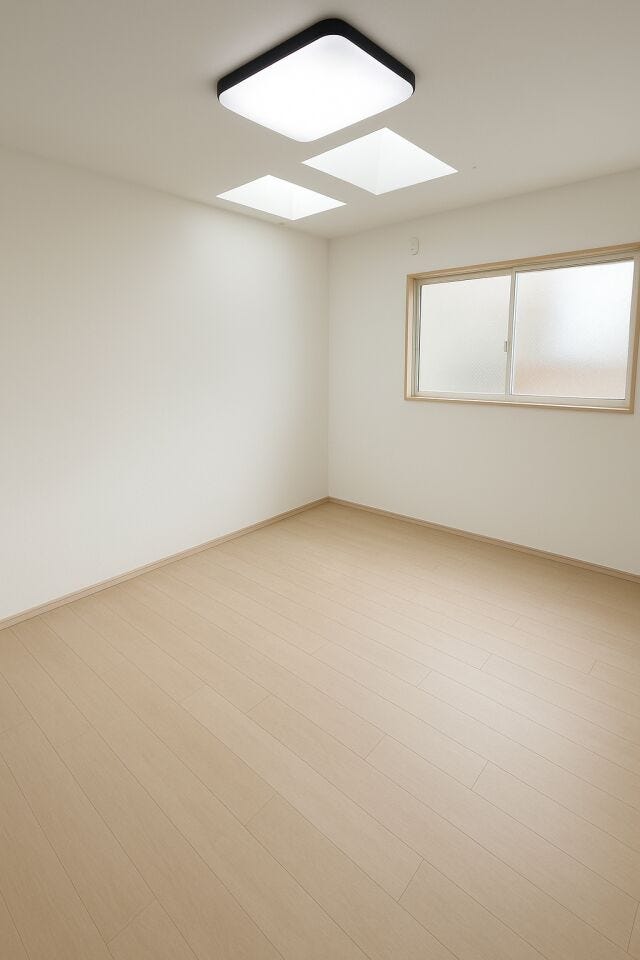 ワークスペースにも寝室にも使いやすい柔軟なお部屋☆
※AIによる空室修正をしています。