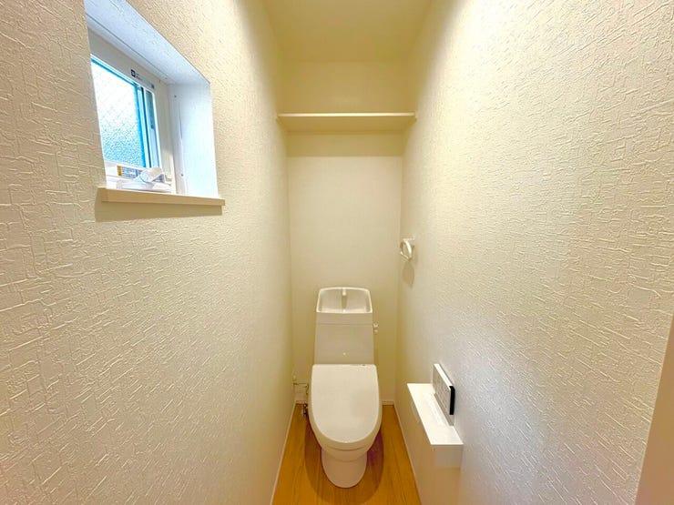 トイレ:水洗トイレは掃除が楽にできるため、清潔に保つことができます!