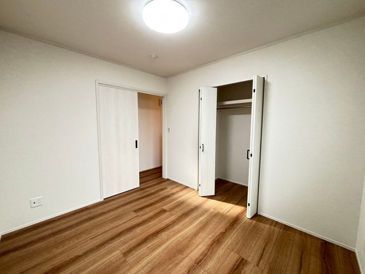 全室洋室なので、お掃除が楽に行えます!家事の手間が省けるのが嬉しいですね!