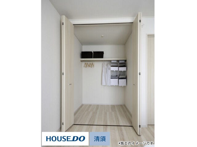 ほぼすべての居室に収納スペースがあります。