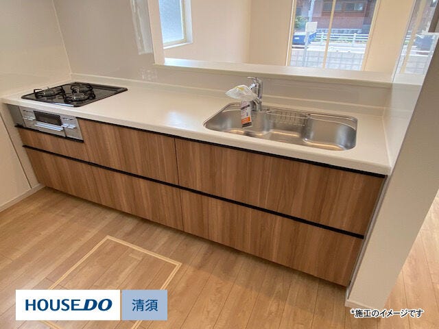 (キッチン施工例です)毎日の暮らしを快適に彩る、厳選された水まわり。