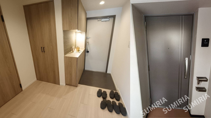 駅徒歩1分でアクセス良好の玄関
南郷13丁目駅からわずか1分で、毎日の通勤・通学も快適で便利。