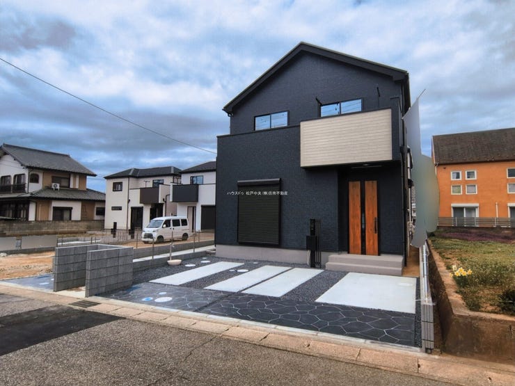 【外観】
◎外観:6号棟(3/4撮影)
建物完成!ご見学できます!