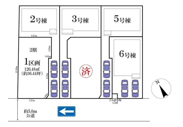 ◎区画図:6号棟