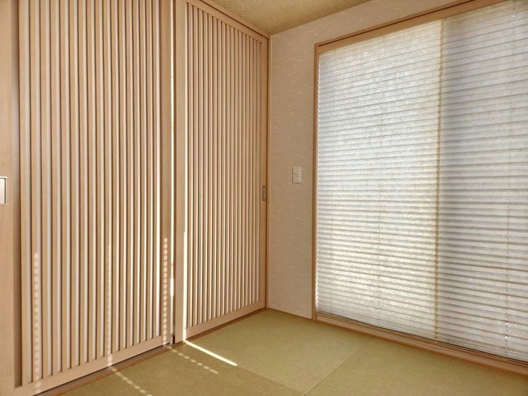 縁のないモダンな畳を採用。和洋どちらのインテリアにも馴染むデザインです。