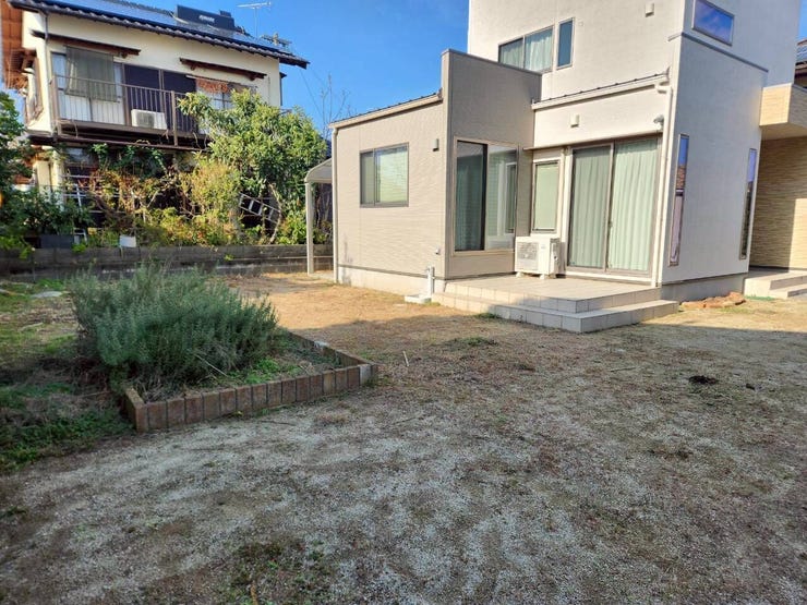 バーベキューもできそうな広さ。家族や友人との思い出が増えそうですね。