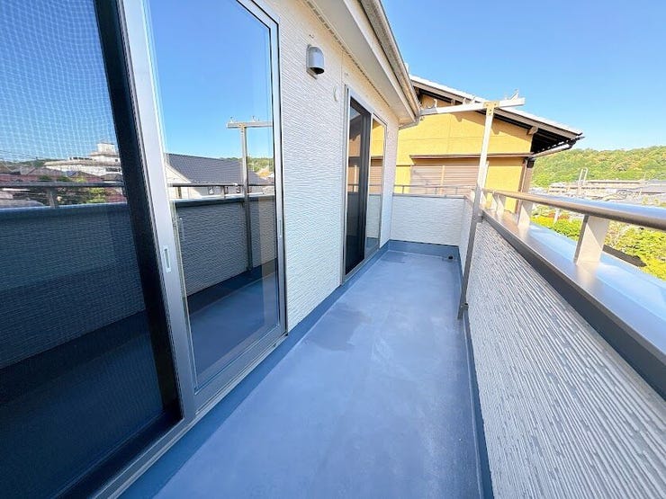 大きな建物がなく眺望良好なバルコニーです◎
