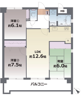 【間取り】
■□■間取り■□■
3LDK