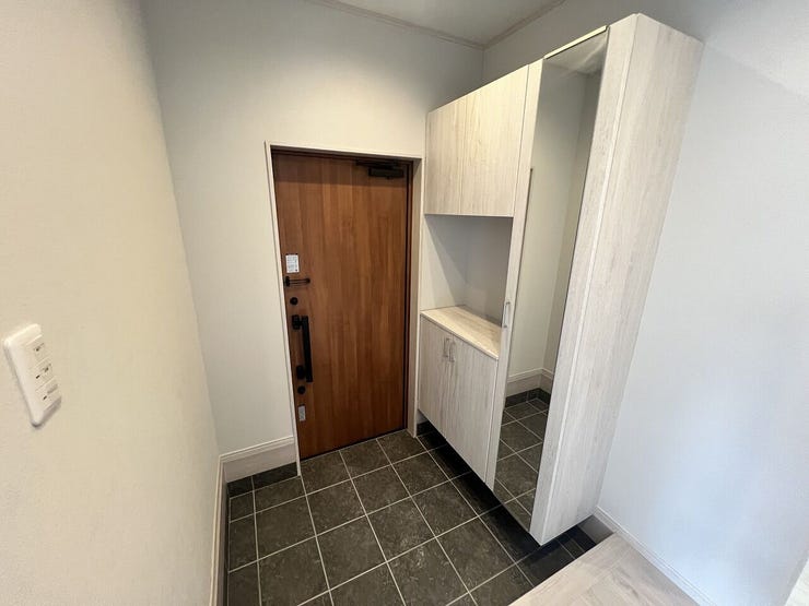 シューズボックス付きの玄関♪