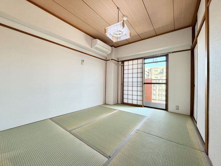 6帖和室です。エアコン付き♪