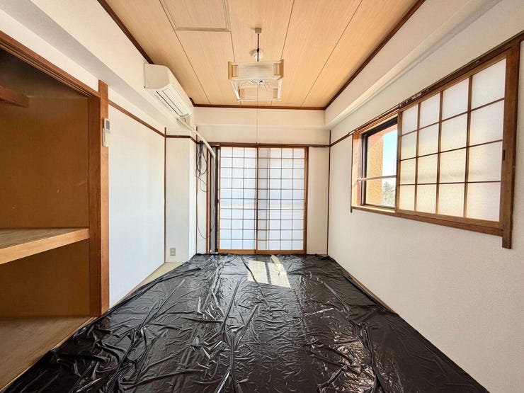 6帖和室です。エアコン付き♪