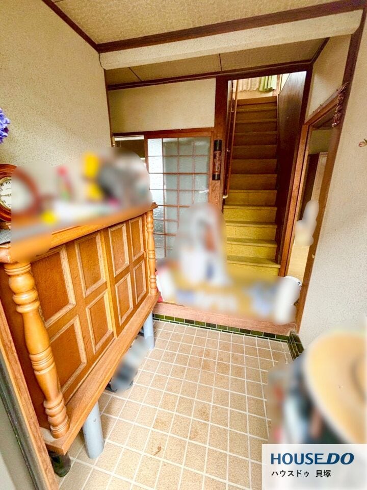 「ただいま」と「おかえり」が行き交うホッとするあたたかい玄関です。