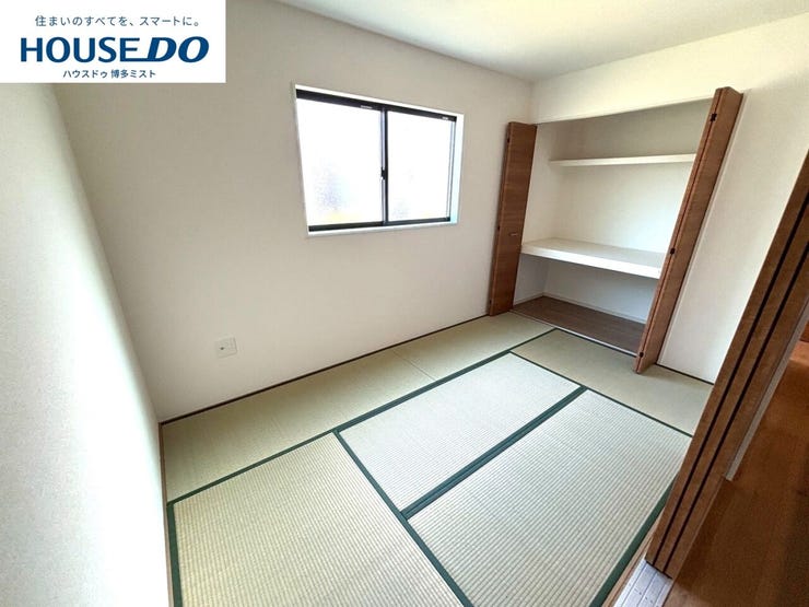 【寝そべりエリアの和室】リビング横の和室は、客間としてはもちろん、お子様のお昼寝ゾーンやおもちゃゾーンとしても活躍♪