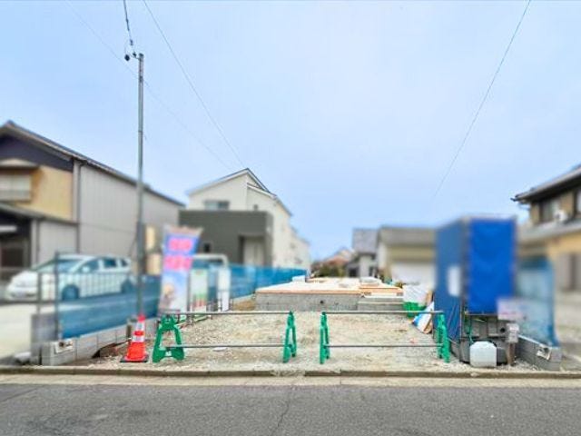 建物前面が駐車場になる予定です
(2026年3月22日 撮影)
