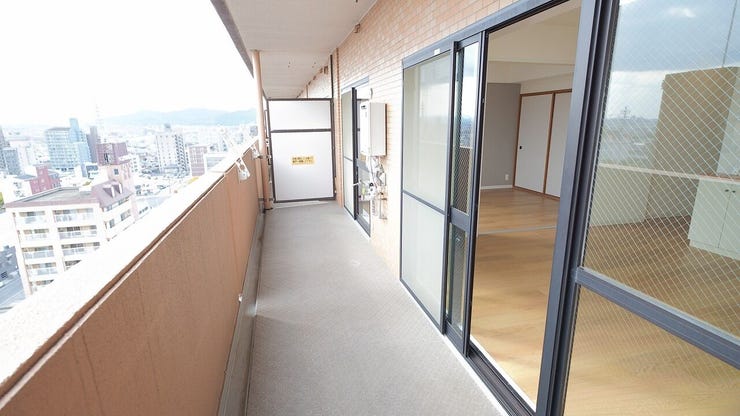 広々としたバルコニー♪