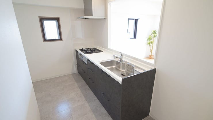 リビングが見渡せるカウンターキッチン♪