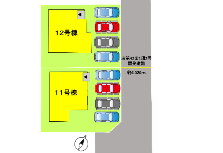 ■12号棟・車4台駐車■