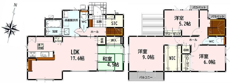 【間取り】
■4号棟・4LDK■