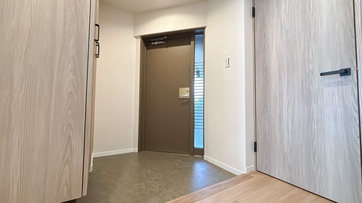 開放感のある広い玄関です。