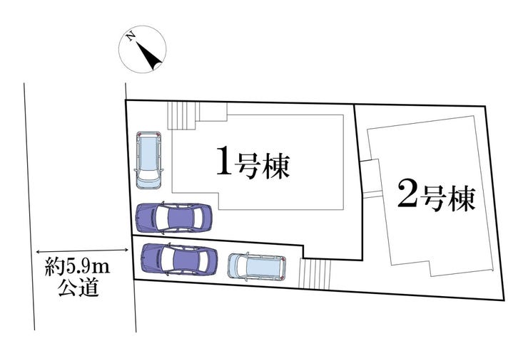 ◎区画図:1号棟