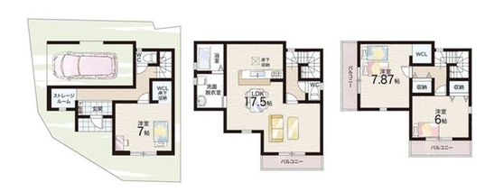 【間取り】
3SLDK